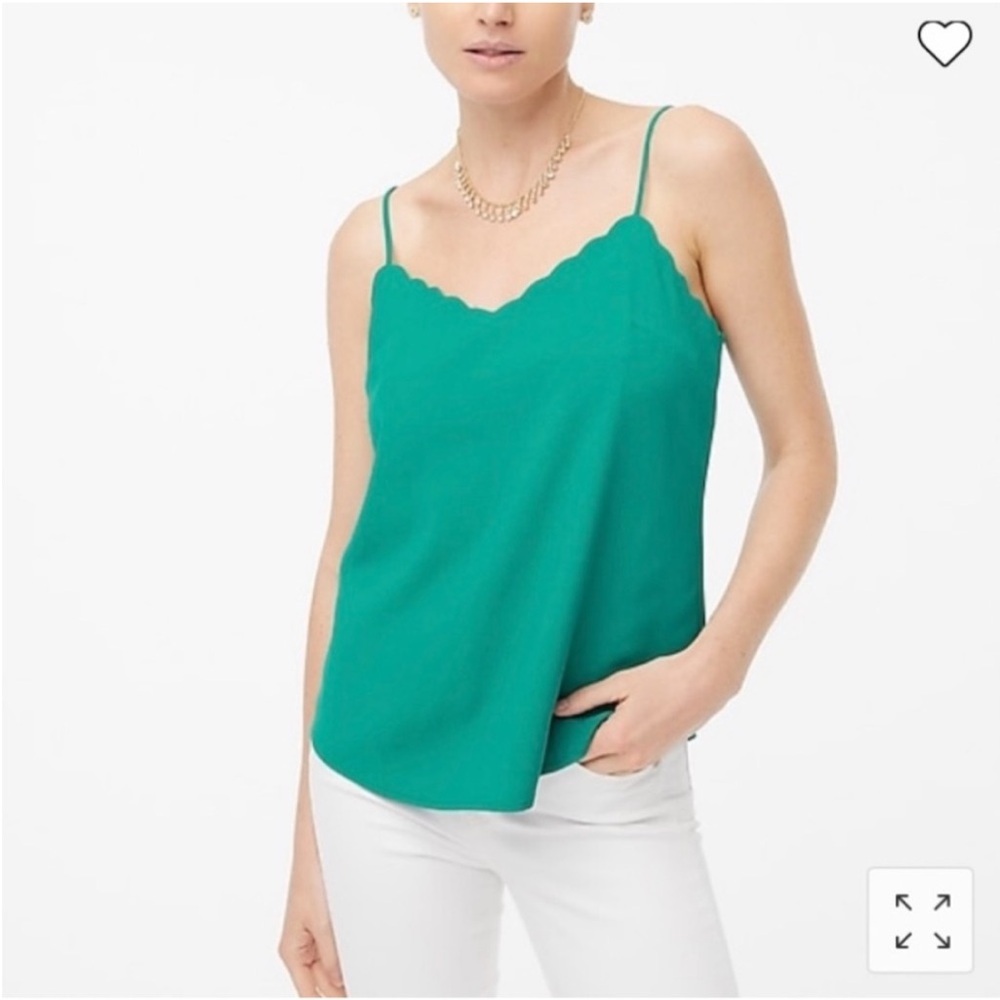 J. Crew Scalloped Top